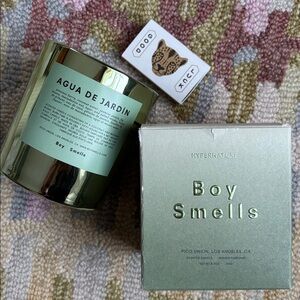 Boy Smells Agua De Jardin 8.5 oz candle new in box RARE find
